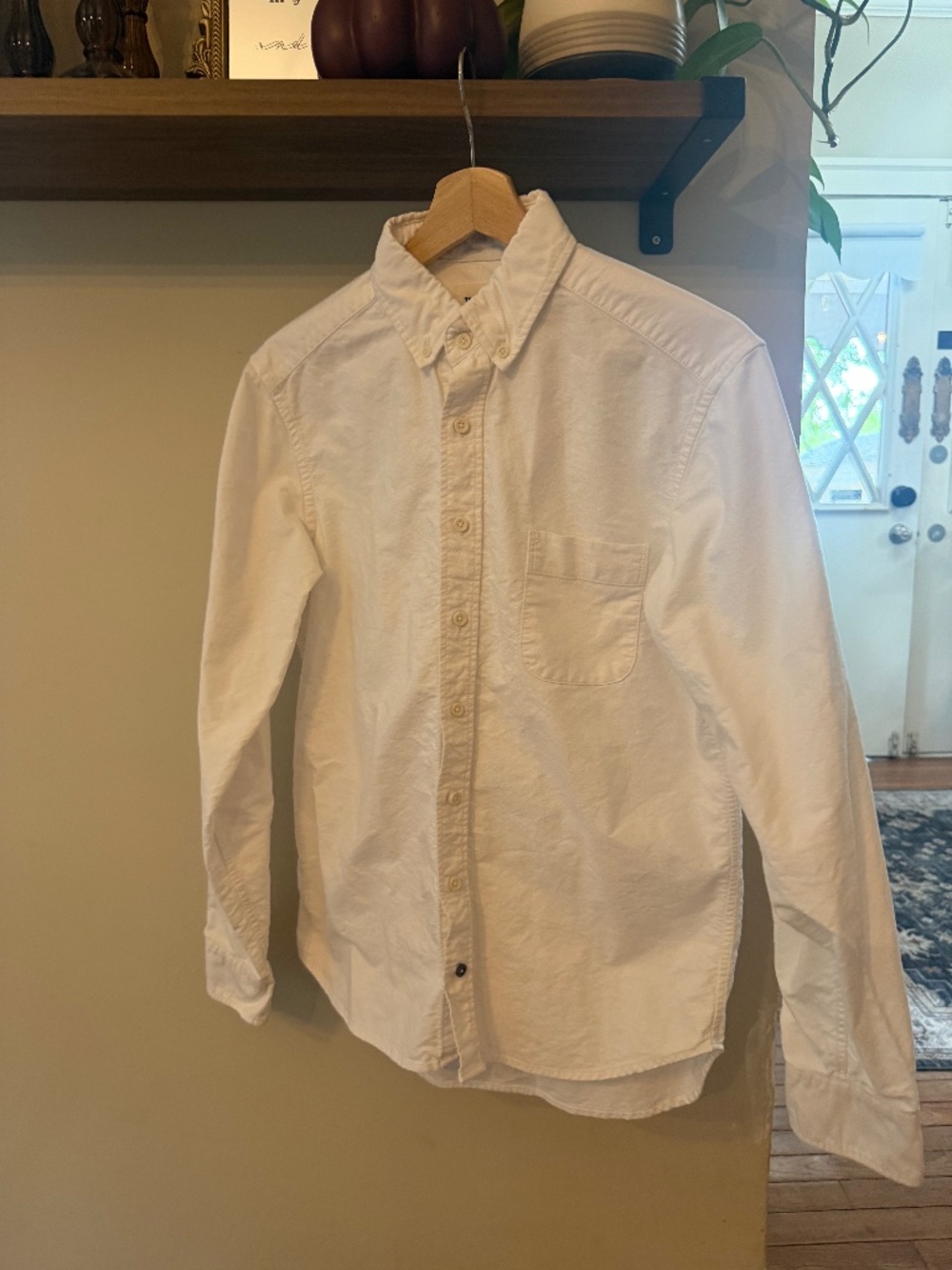 Taylor Stitch "The Jack" Oxford - White in Small